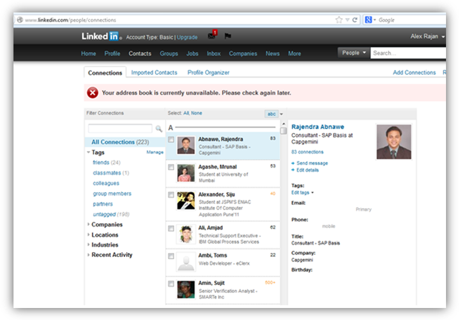 Authorization Bypass vulnerability in LinkedIn